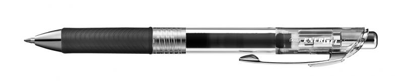 Pentel Liquid Gel-Tintenroller EnerGel Pure BL77TLE, Druckmechanik, nachfüllbar, 0,35mm, Schwarz