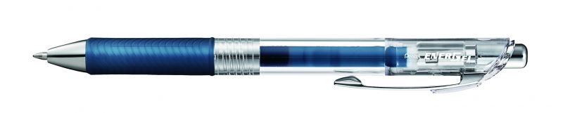Pentel Liquid Gel-Tintenroller EnerGel Pure BL77TLE, Druckmechanik, nachfüllbar, 0,35mm, Marineblau