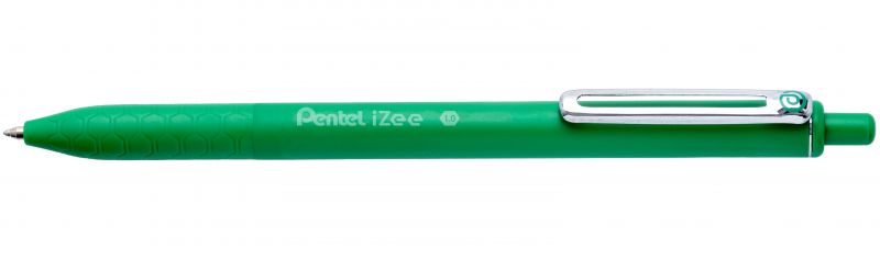 Pentel Kugelschreiber iZee BX470, Druckmechanik, nachfüllbar, 0,5mm, Grün