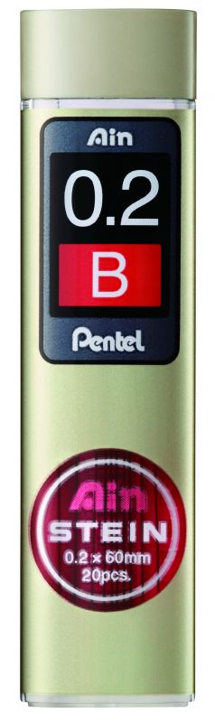 Pentel Feinmine AinStein C272, 0,2mm, Inhalt: 20 Feinminen