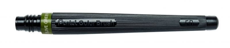 Pentel Aquarellpinsel Color Brush Nachfüllpatrone, Olivegrün