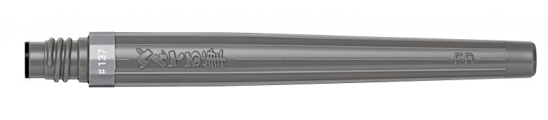 Pentel Aquarellpinsel Color Brush Pigment Nachfüllpatrone, pigmentierte Tinte, Grau