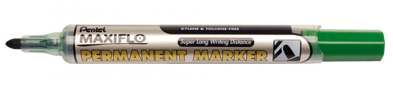 Pentel Permanent-Marker Maxiflo NLF50, 1,5mm Rundspitze, Grün
