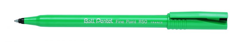 Pentel Tintenroller Ball Pentel R50, 0,4mm, Schwarz
