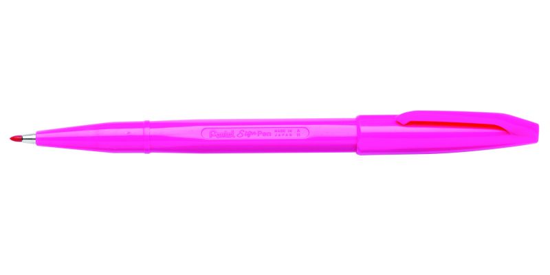 Pentel Faserschreiber Sign Pen S520, 0,8mm, Pink