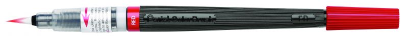 Pentel Aquarellpinsel Color Brush XGFL, nachfüllbar, Rot