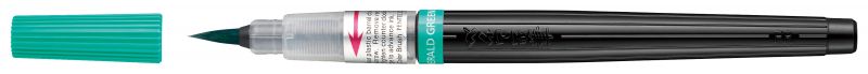 Pentel Aquarellpinsel Color Brush XGFL, nachfüllbar, Smaragdgrün