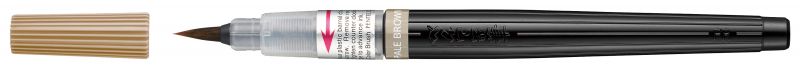 Pentel Aquarellpinsel Color Brush XGFL, nachfüllbar, Hellbraun