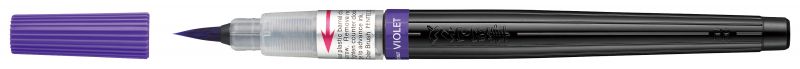 Pentel Aquarellpinsel Color Brush XGFL, nachfüllbar, Blauviolett