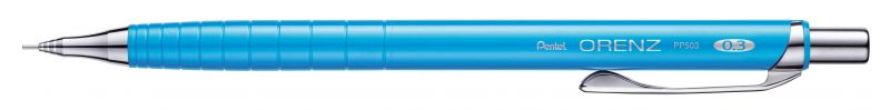 Pentel Druckbleistift Orenz XPP503 mit Anti-Minenbruch-Technik, 0,3mm HB, Gehäusefarbe: Hellblau