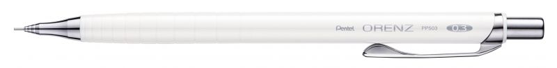 Pentel Druckbleistift Orenz XPP503 mit Anti-Minenbruch-Technik, 0,3mm HB, Gehäusefarbe: Weiß