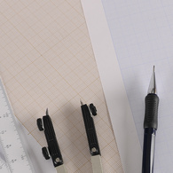 CANSON Millimeterpapier, DIN A4, 90 g/qm, Farbe: dunkelbraun