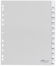 DURABLE Kunststoff-Register, PP, Stärke: 0,12 mm, 5-teilig