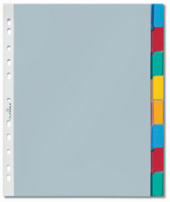 DURABLE Hüllenregister, 12-teilig, 1 - 12, Jan. - Dez.