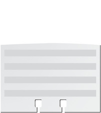 DURABLE Adresskartei TELINDEX flip, metallic-silber / blau