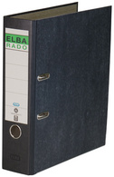 ELBA Ordner rado Wolkenmarmor, Rückenbreite: 80 mm, rot