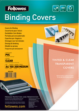 Fellowes Deckblatt, DIN A4, PVC, transparent, 0,18 mm