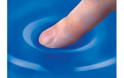 Fellowes Handgelenkauflage Crystals Gel mit Maus Pad,schwarz