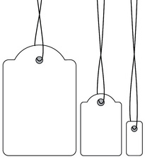 HERMA Textiletiketten, 10 x 22 mm, mit rotem Faden, Karton