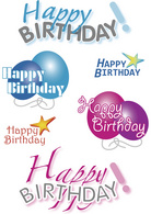 HERMA Geschenke-Sticker DECOR Happy Birthday