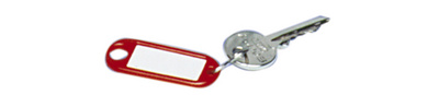 WEDO Schlüsselanhänger S-Haken, blau, Kleinpackung