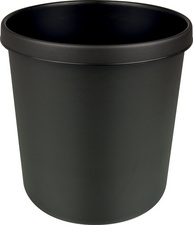 helit Papierkorb the firefighter, 12 Liter, PP, schwarz