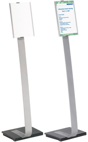 DURABLE Kappen INFO SIGN REFILL, schwarz