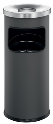 DURABLE Papierkorb SAFE, mit Ascher, 17 Liter, anthrazit
