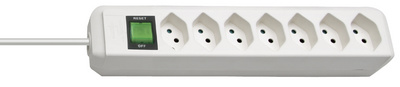 brennenstuhl Schweizer Steckdosenleiste Clever-Line, 3-fach