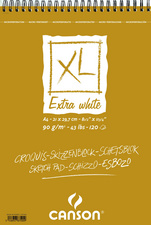 CANSON Skizzen- und Studienblock XL EXTRA BLANC, DIN A4
