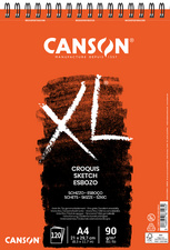 CANSON Skizzen- und Studienblock XL, DIN A2, 90 g/qm