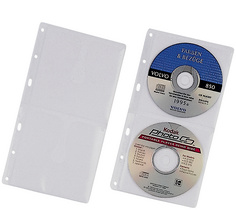 DURABLE CD-/DVD-Hülle COVER S, für 2 CDs, PP, 156 x 288 mm