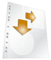 DURABLE CD-/DVD-Hülle COVER S, für 2 CDs, PP, 156 x 288 mm