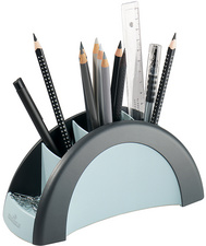 DURABLE Multiköcher PEN HOLDER VEGAS, schwarz/silber