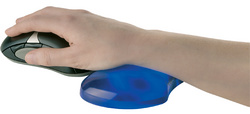 Fellowes Maus-Handgelenkauflage Crystals Gel, schwarz