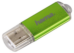 hama USB 2.0 Speicherstick FlashPen Laeta, 32 GB, braun