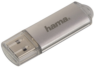 hama USB 2.0 Speicherstick FlashPen Laeta, 32 GB, braun