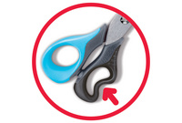 Maped Schere Sensoft 3D, spitz, Länge: 160 mm, Linkshänder