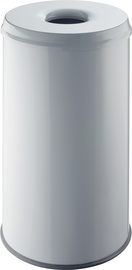 helit Stahl-Papierkorb the guardian, 50 Liter, schwarz
