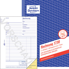 AVERY Zweckform Formularbuch Rechnung ohne USt., SD