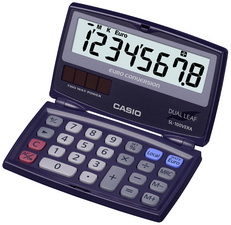 CASIO Taschenrechner SL-100 VER, Solar-/ Batteriebetrieb