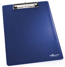 DURABLE Klemmbrett, DIN A4, dunkelblau, mit Tasche