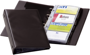 DURABLE Visitenkarten-Ringbuch VISIFIX Economy, schwarz