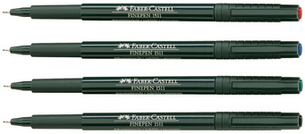 FABER-CASTELL Tintenfeinschreiber FINEPEN 1511, blau