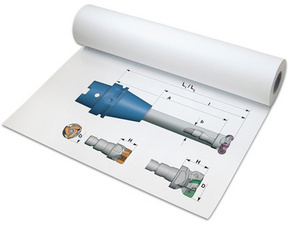Inapa Großformat-Plotterrolle, 420 mm x 175 m, weiß