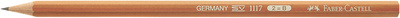 FABER-CASTELL Bleistift 1117, sechseckig, Härtegrad: B