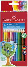 FABER-CASTELL Dreikant-Buntstifte Colour GRIP, 36er Etui
