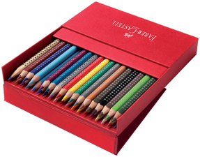 FABER-CASTELL Dreikant-Buntstifte Colour GRIP, Atelierbox