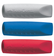 FABER-CASTELL Radierer GRIP ERASER CAP, sortiert