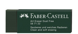 FABER-CASTELL Kunststoff-Radierer DUST-FREE, schwarz